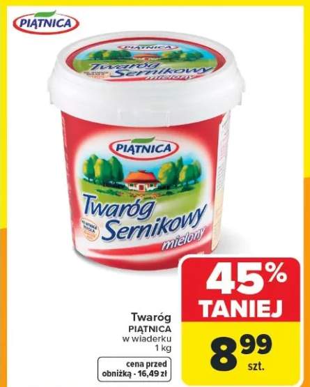 Twaróg sernikowy miękki