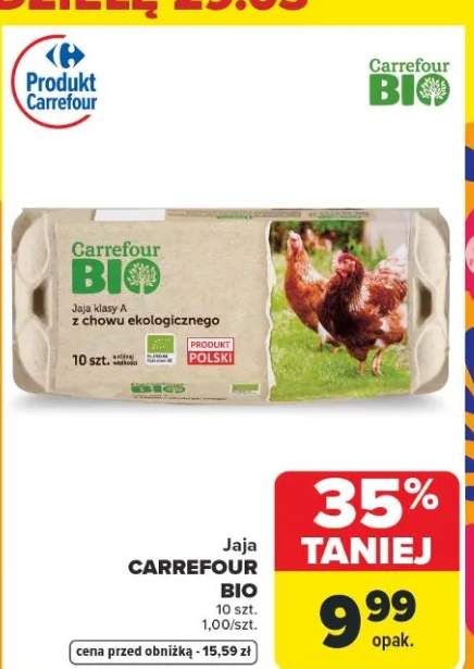 Jaja z chowu ekologicznego