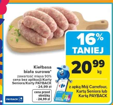 Kiełbasa biała surowa