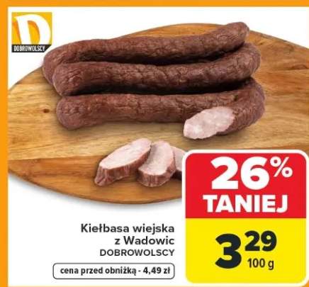 Kiełbasa wiejska z Wadowic