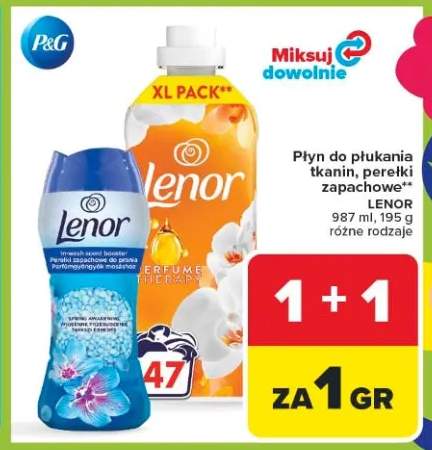 Płyn do płukania tkanin, perełki zapachowe