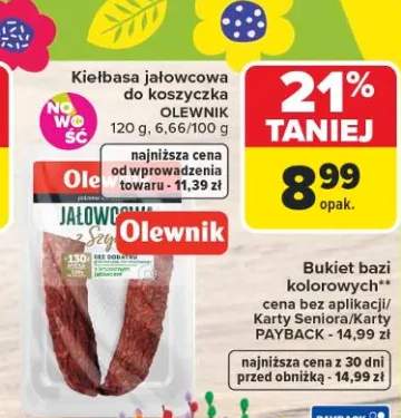 Kiełbasa jałowcowa do koszyczka