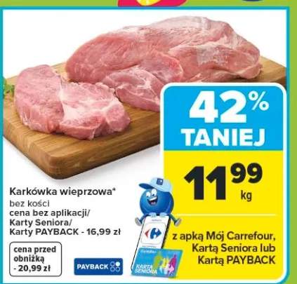 Karkówka wieprzowa bez kości