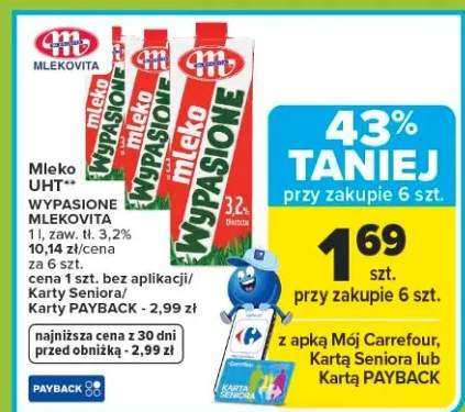 Mleko UHT wypaśione