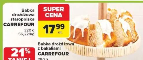 Babka drożdżowa z bakaliami