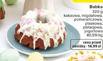 Babka kakaowa, migdałowa, pomarańczowa, piaskowa, pistacjowa, jogurtowa