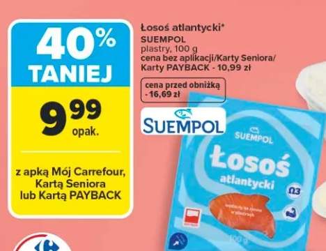 Łosoś atlantycki plastry