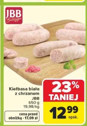 Kiełbasa biała z chrzanem