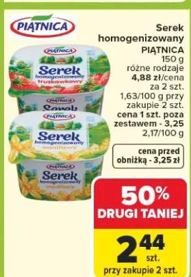 Serek homogenizowany różne rodzaje