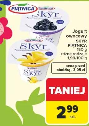 Jogurt owocowy Skyr