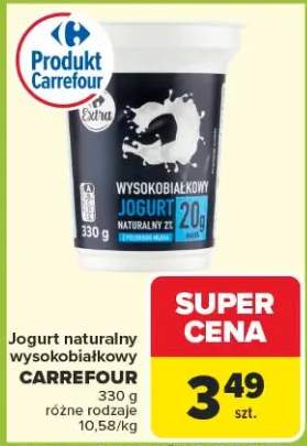 Jogurt naturalny wysokobiałkowy różne rodzaje