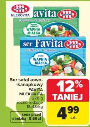 Ser sałątkowo-kanapkowy Favita