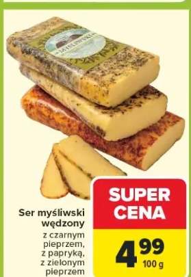 Ser myśliwski wędzony z czarnym pieprzem