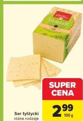 Ser tylżycki różne rodzaje