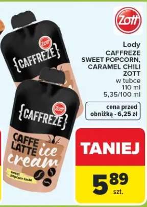 Lody Caffreze Sweet Popcorn, Caramel Chili
