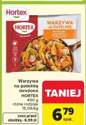 Warzywa na patelnię mrożone różne rodzaje