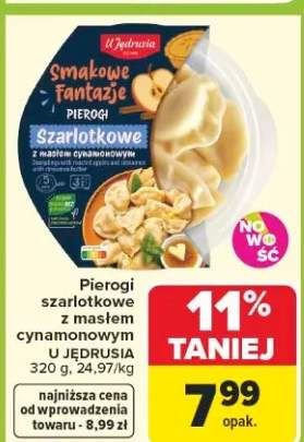 Pierogi szarlotkowe z nadzieniem cynamonowym