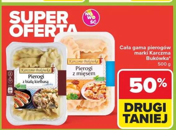 Pierogi z białą kiełbasą