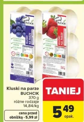 Kluski na parze różne rodzaje