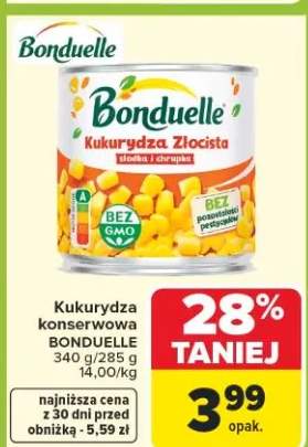 Kukurydza konserwowa słodka i chrupka