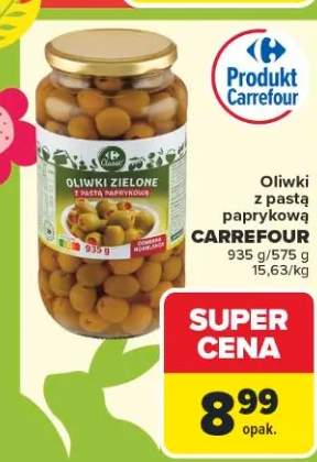 Oliwki z pastą paprykową