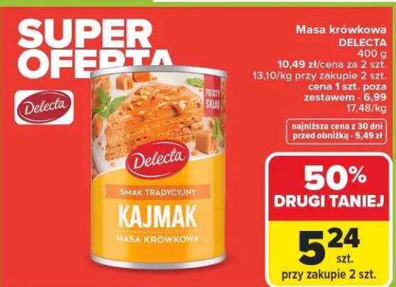 Masa krówkowa Kajmak smak tradycyjny