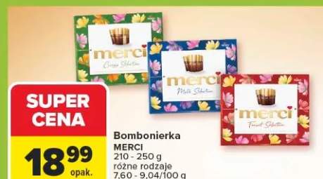 Bombonierka różne rodzaje 210-250g