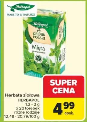 Herbata ziołowa mięta