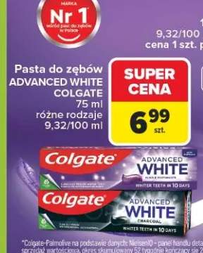 Pasta do zębów Advanced White różne rodzaje