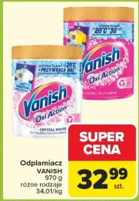 Odplamiacz Oxi Action Crystal White