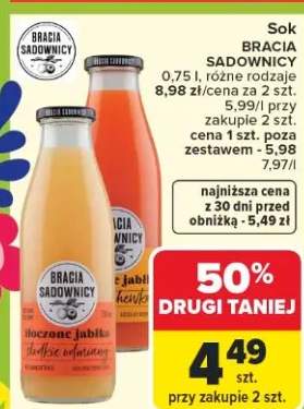 Sok tłoczone jabłko