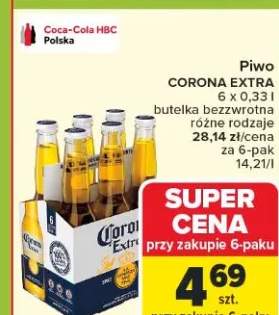 Piwo Extra butelka bezwrotna różne rodzaje