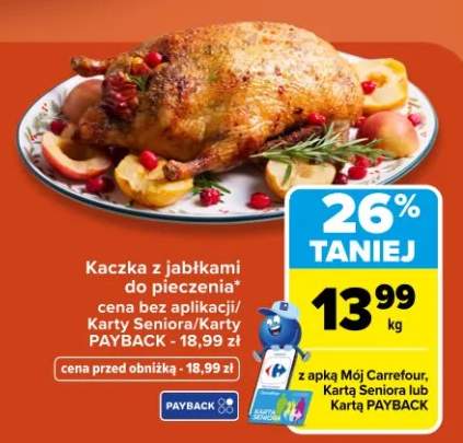 Kaczka z jabłkami do pieczenia