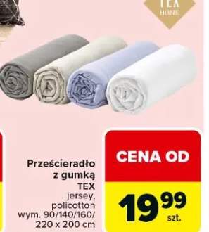 Prześcieradło z gumką TEX jersey, policotton