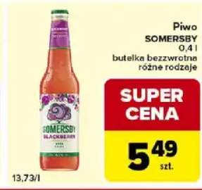 Piwo Somersby butelka bezzwrotna różne rodzaje