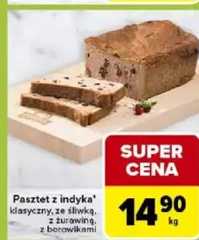 Pasztet z indyka klasyczny, ze śliwką, z żurawiną, z borowikami