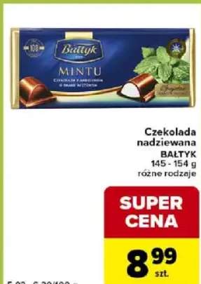 Czekolada nadziewana różne rodzaje