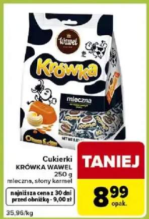 Cukierki mleczna, słony karmel