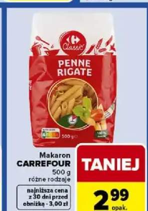 Makaron penne rigate różne rodzaje