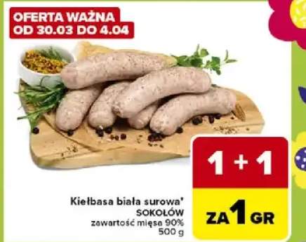 Kiełbasa biała surowa sokolów