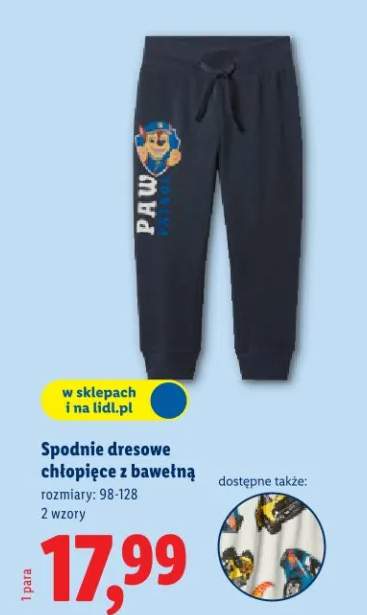 spodnie dresowe chłopięce