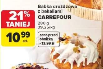 Babka drożdżowa z bakaliami