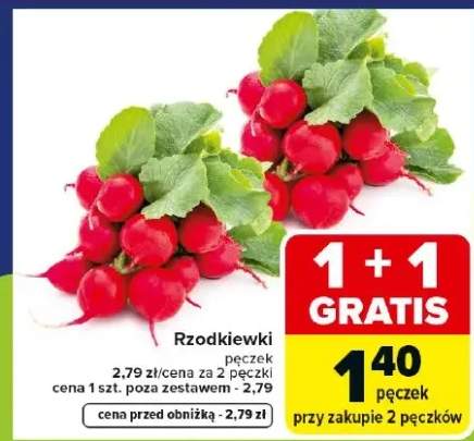 Rzodkiewki pęczek