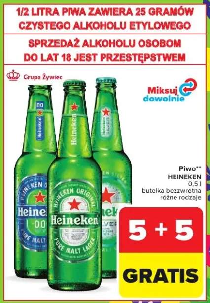 Piwo Heineken butelka bezwrotna