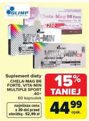 Suplement diety CHELA-MAG B6 FORTE, VITA-MIN MULTIPLE SPORT