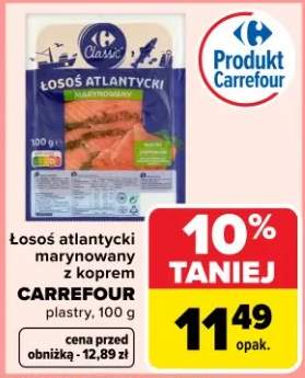 Łosoś atlantycki marynowany z koprem