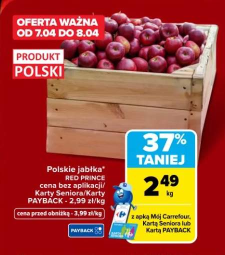 Jabłka polskie Red Prince