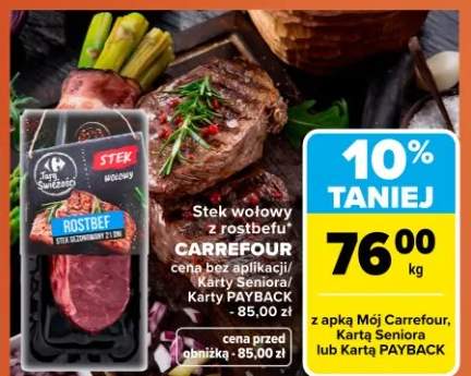 Stek wołowy z rostbefu