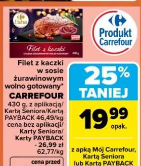 Filet z kaczki w sosie żurawinowym wolno gotowany