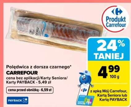 Polędwica z dorsza czarnego